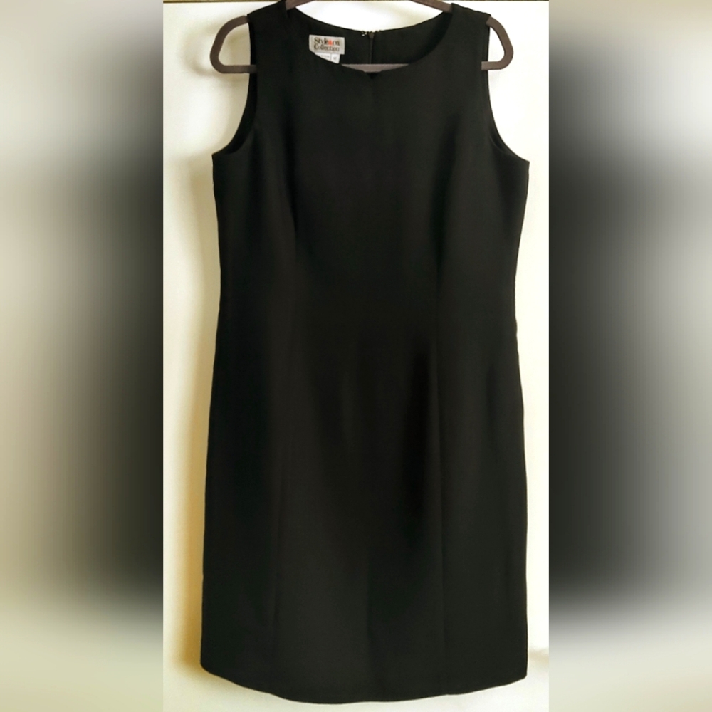 Style & Co. Black Sheath Dress Size 12